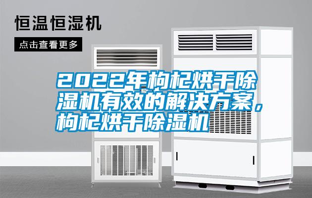2022年枸杞烘干除濕機有效的解決方案，枸杞烘干除濕機