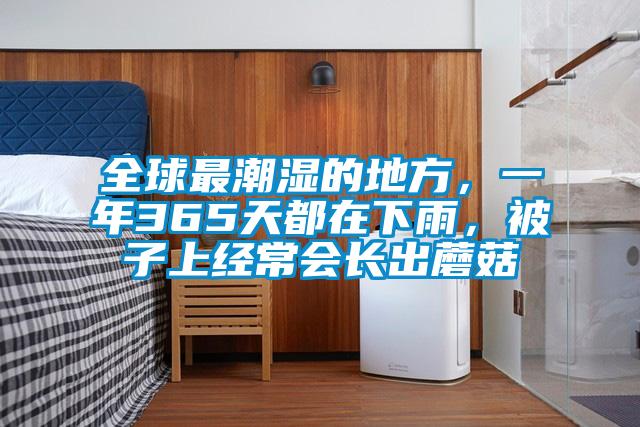 全球最潮濕的地方，一年365天都在下雨，被子上經(jīng)常會(huì)長(zhǎng)出蘑菇