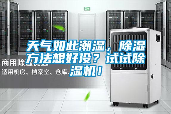 天氣如此潮濕，除濕方法想好沒(méi)？試試除濕機(jī)！