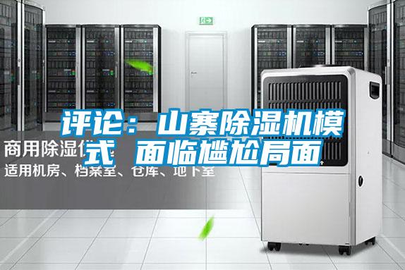 評(píng)論:山寨除濕機(jī)模式 面臨尷尬局面