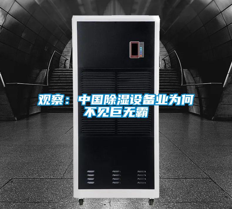 觀察:中國除濕設備業為何不見巨無霸