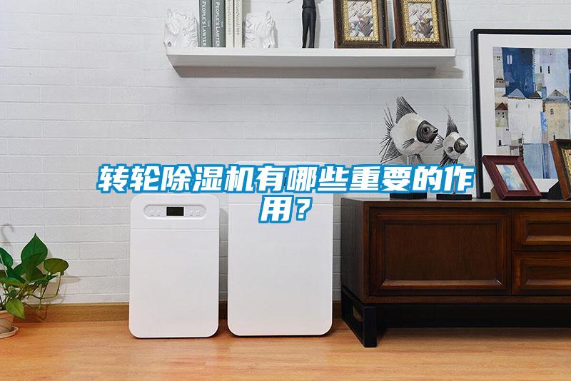 轉輪除濕機有哪些重要的作用?