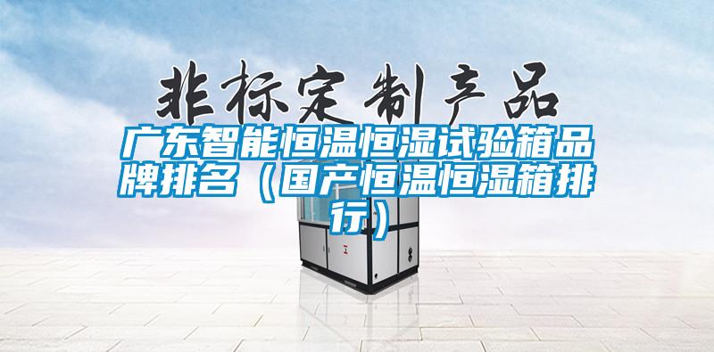 廣東智能恒溫恒濕試驗(yàn)箱品牌排名（國(guó)產(chǎn)恒溫恒濕箱排行）