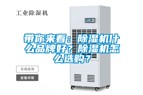 帶你來看：除濕機什么品牌好？除濕機怎么選購？
