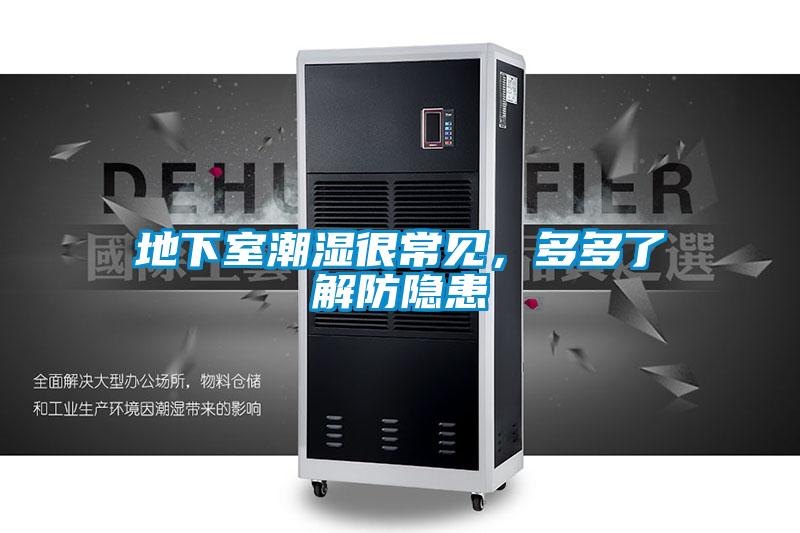 地下室潮濕很常見,多多了解防隱患