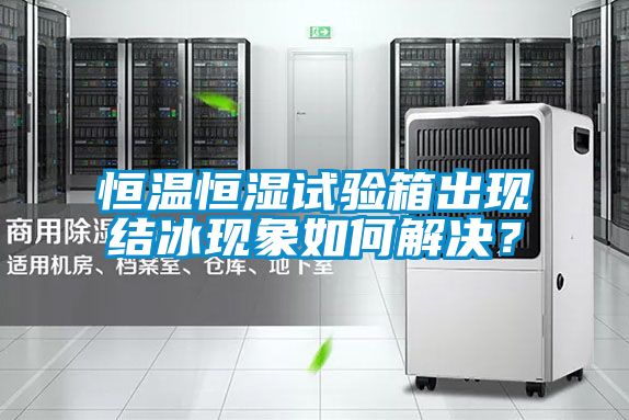 恒溫恒濕試驗箱出現結冰現象如何解決?