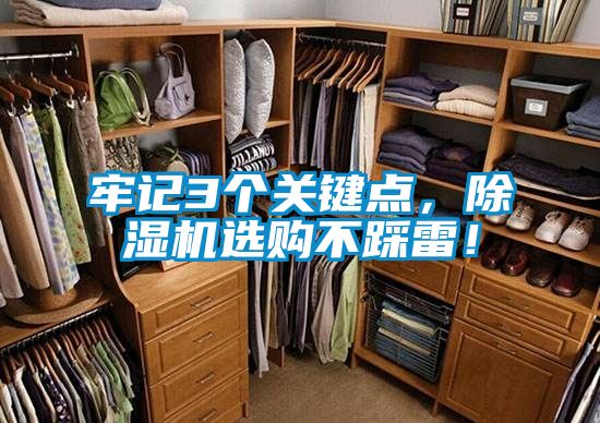 牢記3個(gè)關(guān)鍵點(diǎn),除濕機(jī)選購不踩雷!