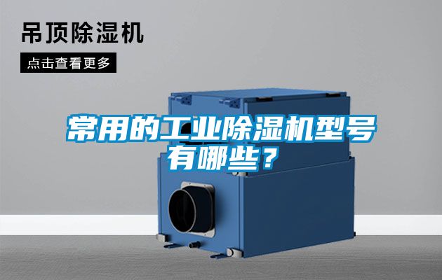 常用的工業除濕機型號有哪些？